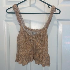 Urban Outfitters Cropped Flowy Tank